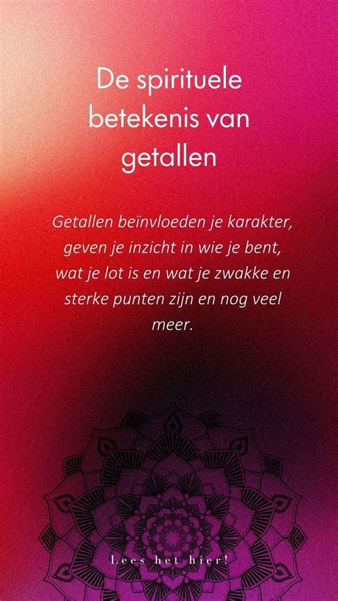 Spirituele betekenis van getallen